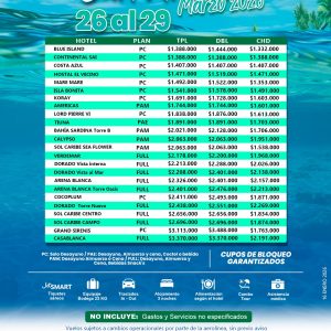 San Andrés Marzo 26-29