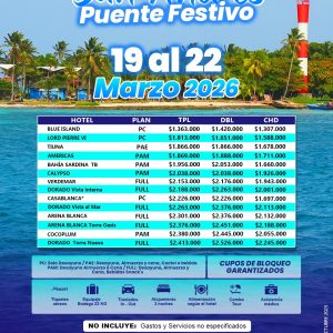 San Andrés Marzo 19-22