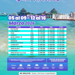 San Andrés Marzo 05-09 / 12-16