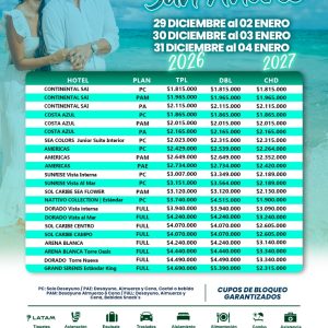 San Andrés Promo Fin de Año
