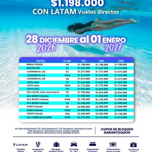 San Andrés Fin de Año Promo